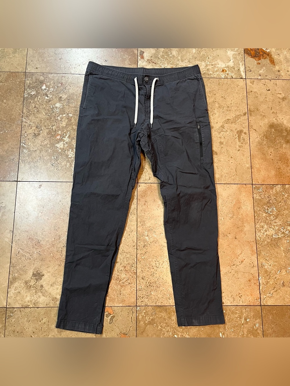 Vuori Pants Mens 2XL Charcoal Grey Ripstop Climber Canvas Cargo Hiking Outdoor